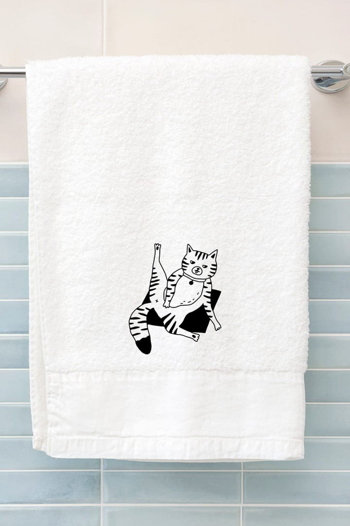 Bavlnený uterák Cat Cleaner