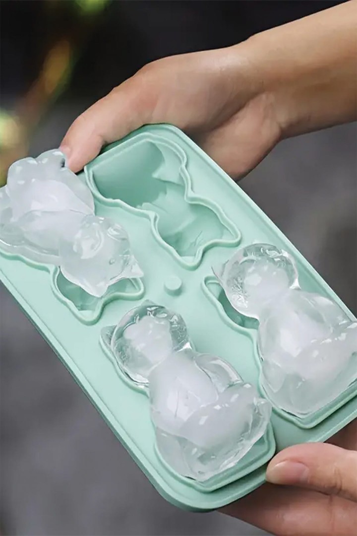 Forma na ľad veľké 3D mačky