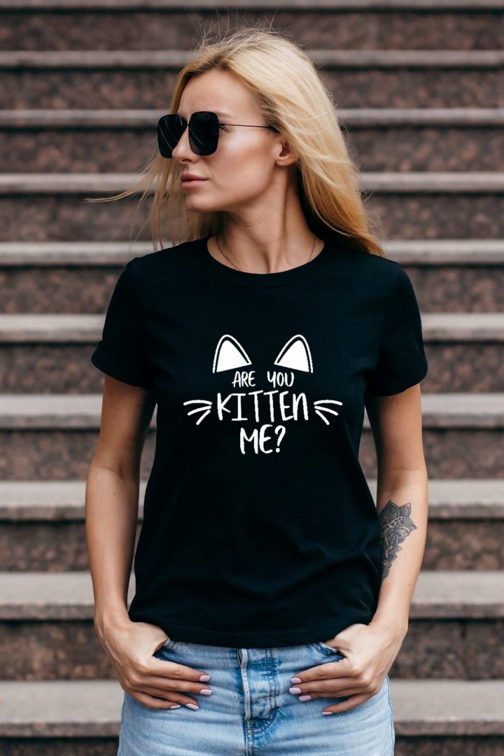 Unisex tričko Are you kitten me?