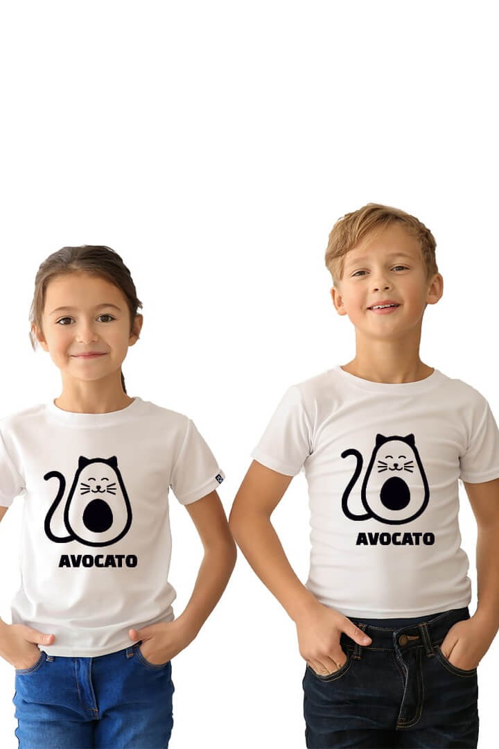 Detské tričko s mačkou Avocato