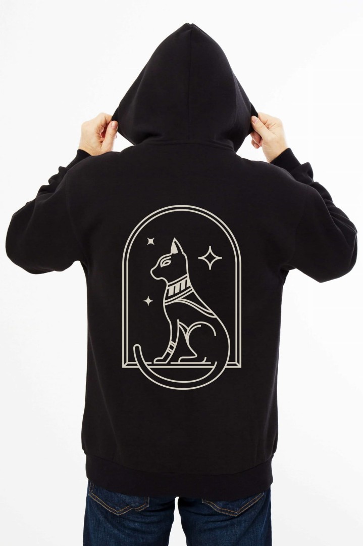Blúzka Mačka Hieroglyfy
