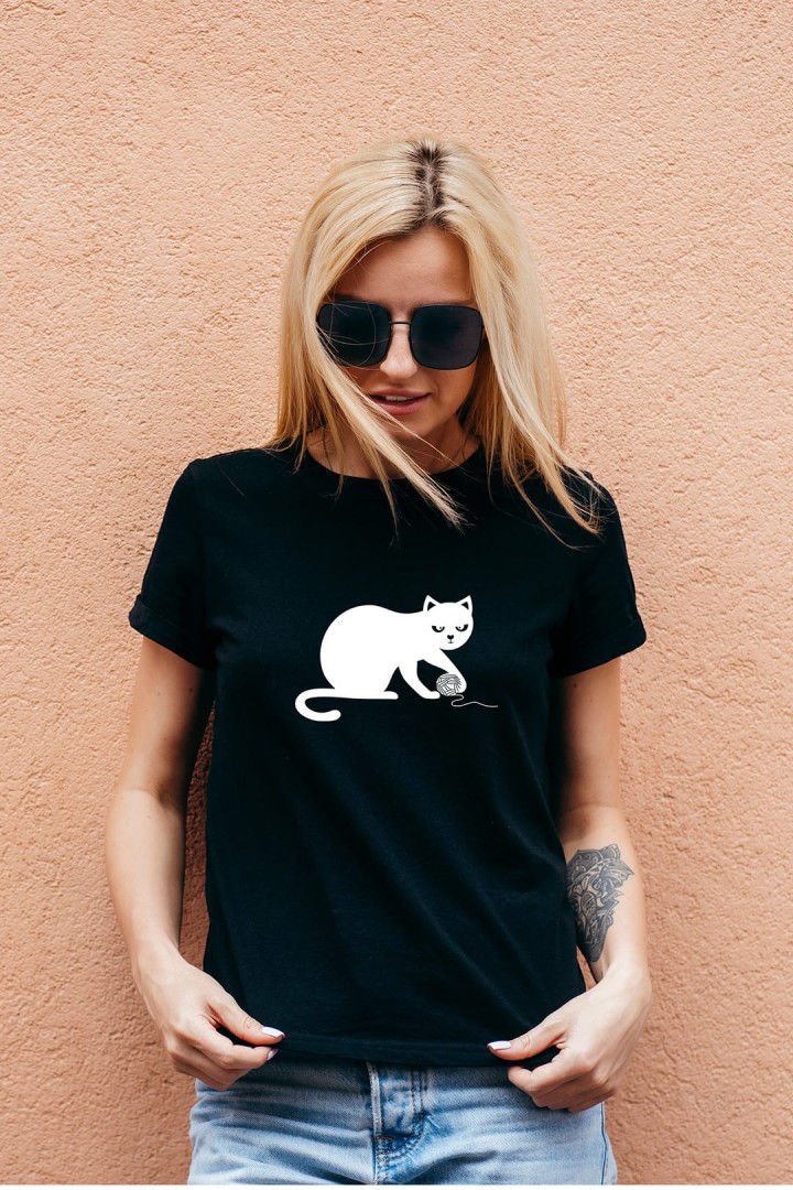 Vlnená Tričko Kitty