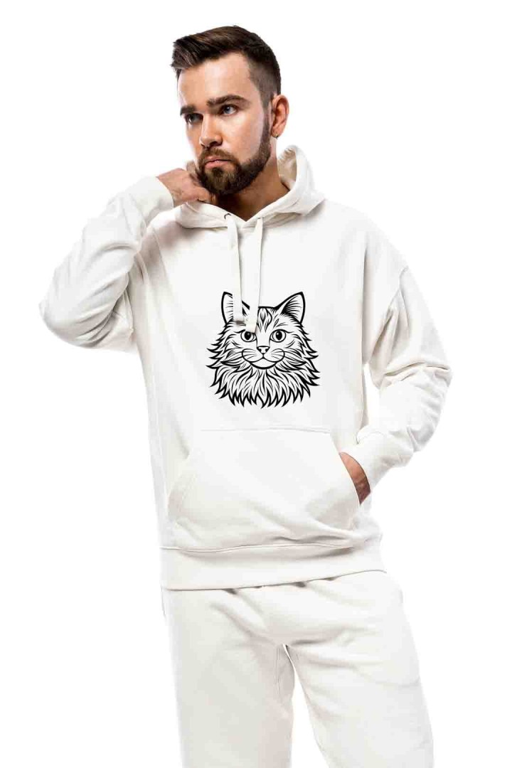 Mikina s mačkou mainskou mývalou